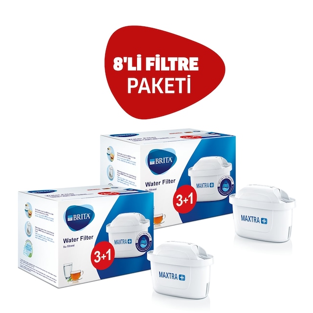 Brita Maxtra Plus 8'li (Sekizli) Su Arıtma Filtresi