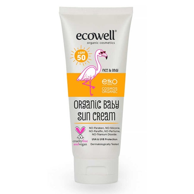 Ecowell Organik SPF50+ Bebek Güneş Kremi 110 G