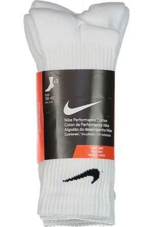 Nıke Everyday Lightweight Crew (3 Pairs) Erkek Çorap Beyaz 40-45