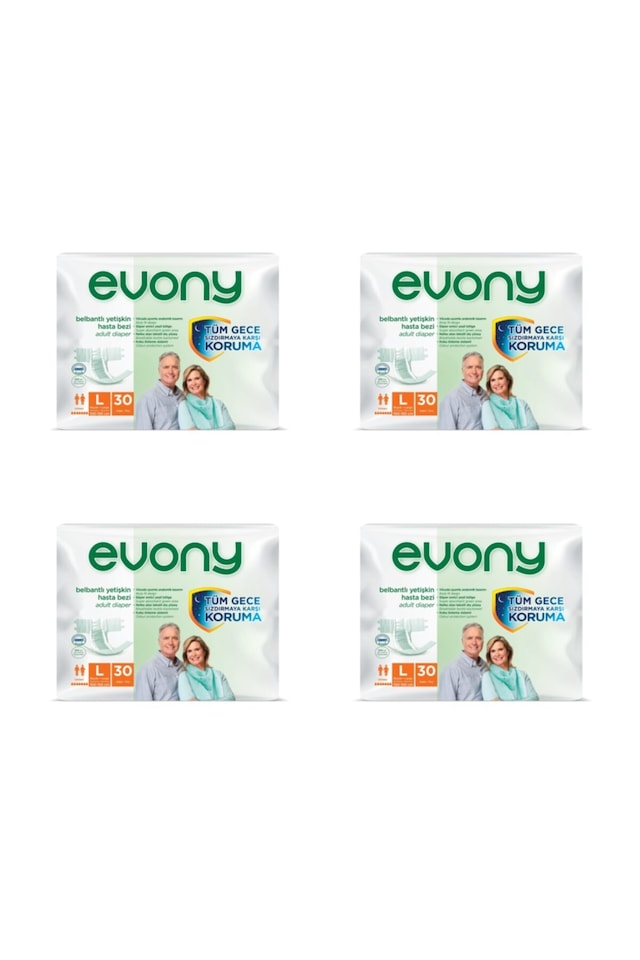 EVONY BELBANTLI YETIŞKIN HASTA BEZİ LARGE (BÜYÜK BOY) 120 ADET