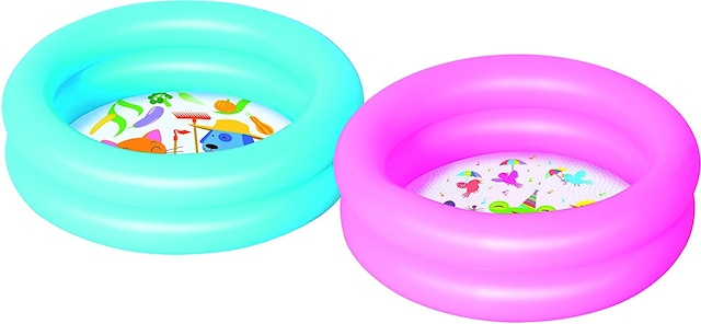 Bestway 51061, Desenli Zemin Şişme Çocuk Havuzu ve Plaj Topu