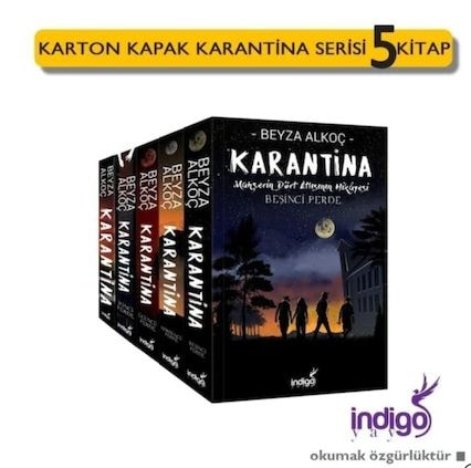 Karantina Serisi 5 Kitap Set Karton Kapak - İndigo Yayınları
