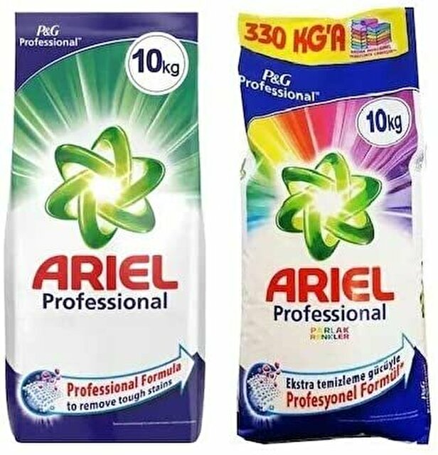 Ariel Toz Çamaşır Deterjanı Beyazlar VE Renkliler 2 x 10 KG