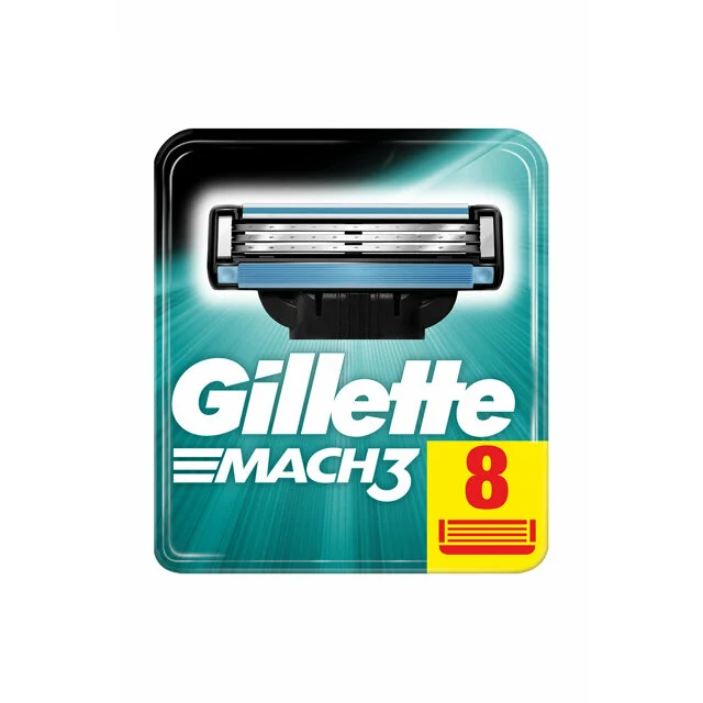 Gillette Mach3 Yedek Tıraş Bıçağı 8'li