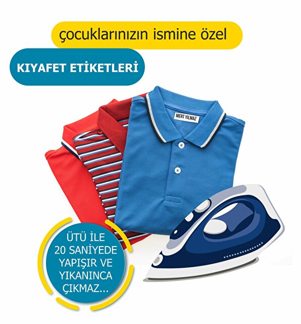 Okul Kıyafet Etiketi 24 Adet