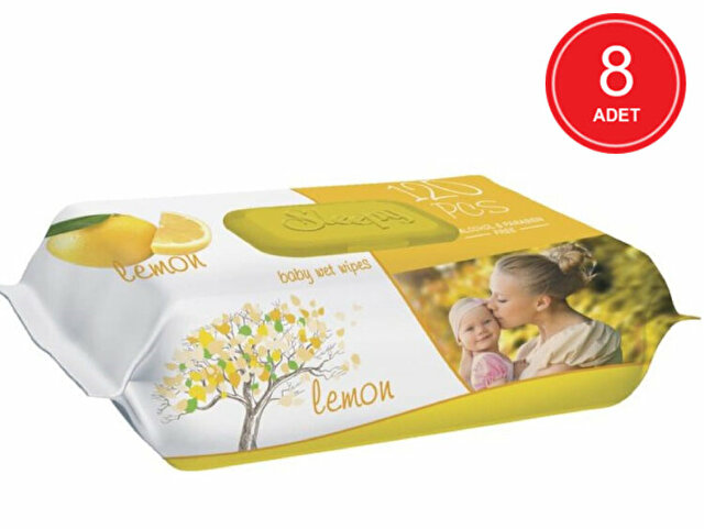 Sleepy Limon Kokulu Islak Havlu 8 x 120'li