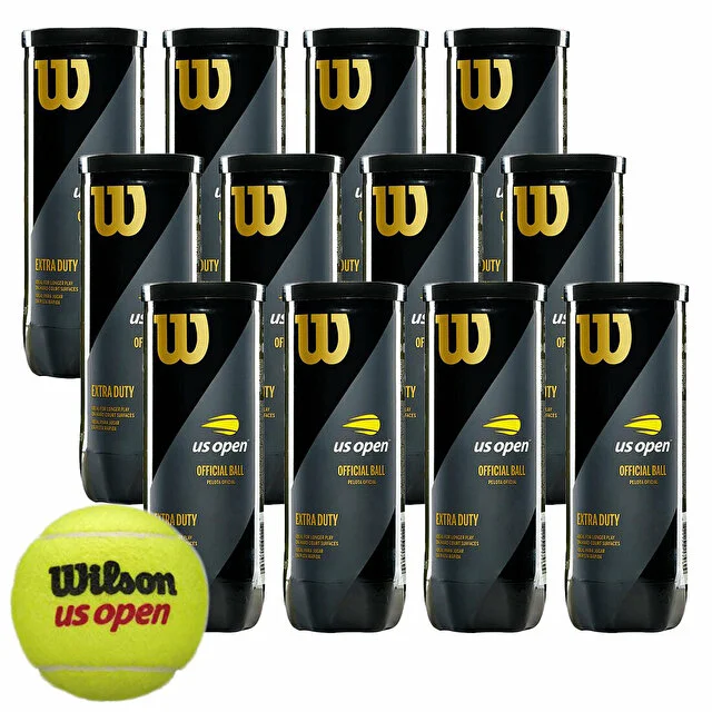 12 Kutu Wilson Us Open tenis Topu Vakum Ambalajda
