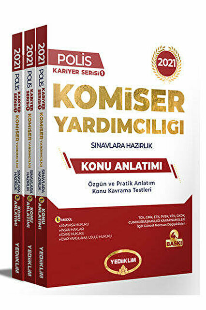 Yediiklim Yayınları 2021 Komiser Yardımcılığı
