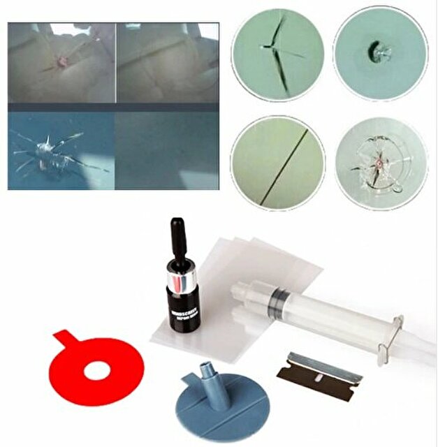 CAM TAMİR SETİ ARABA ÖN CAM ÇATLAK KIRIK TAMİR KİTİ