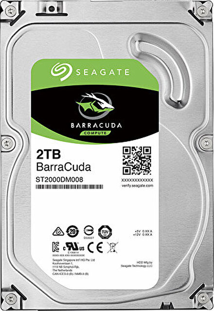 Seagate Barracuda ST2000DM008 3.5'' 2 TB 7200 RPM 256 MB SATA 3 HDD