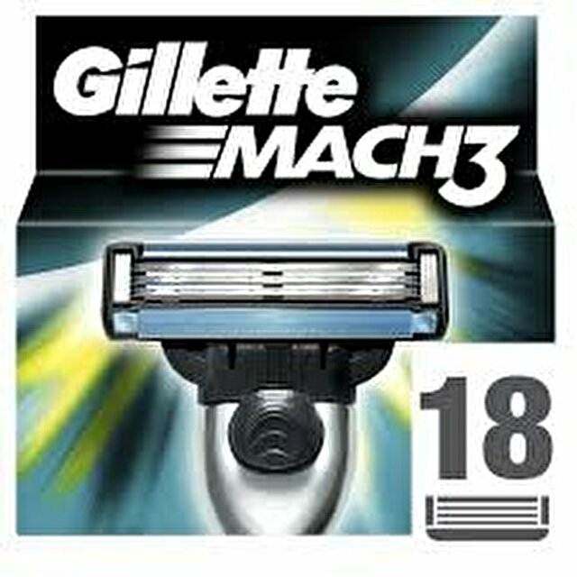 Gillette Mach 3 Yedek Tıraş Bıçağı 18'li