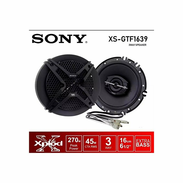 SONY XS-GTF1639 OTO HOPARLÖR  - 16 CM TWETERLİ