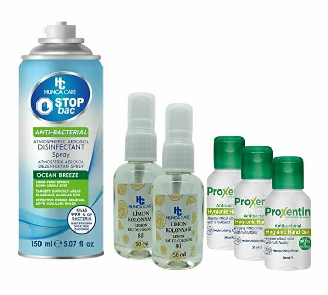 Kolonya & Dezenfektan Hijyen Seti