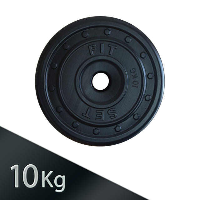 Fitset  10 Kg Dambıl ve Halter Ağırlık Plaka