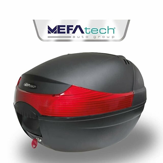 MEFATECH MOTOSİKLET ARKA ÇANTA TOPCASE KIZAKLI 33lt HEDİYELİ !