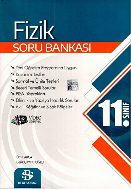 Bilgi Sarmal Yayınları 11.Sınıf Fizik Soru Bankası 2022 *Yeni