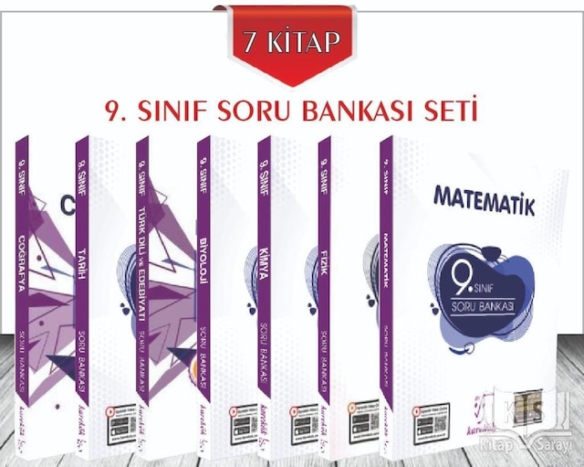 Karekök Yayınları 9.Sınıf Soru Bankası Seti 7 Kitap