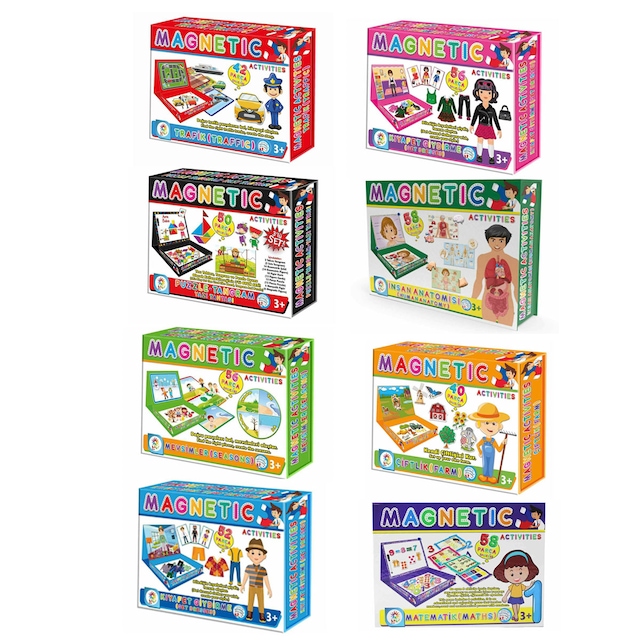 Laço Kids Manyetik Eğitici Aktivite Setleri