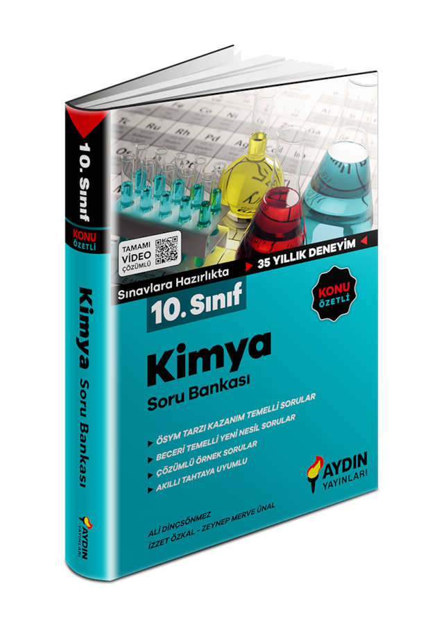 Aydın 10.Sınıf Kimya Konu Özetli Soru Bankası 2022