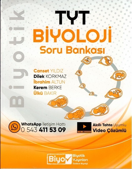 Biyotik Yayınları Tyt Biyoloji Soru Bankası 2022 Yeni