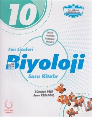 10.Sınıf Fen Liseleri Biyoloji Soru Kitabı Palme Yayınevi