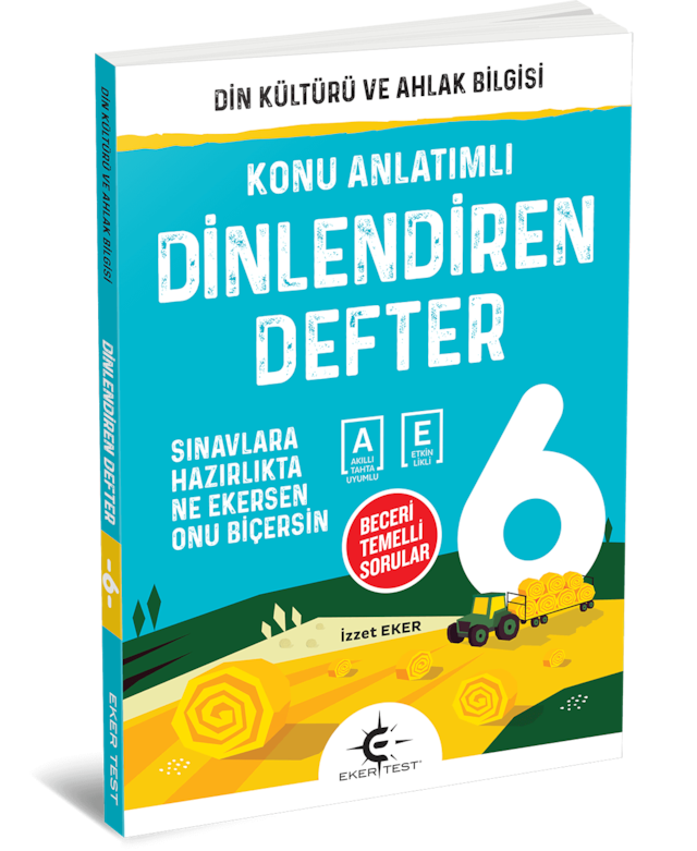 Arı yayınları 6 Sınıf Dinlendiren Defter