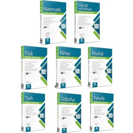 Bilgi Sarmal Yayınları 10.Sınıf Tüm Dersler Soru Bankası Seti