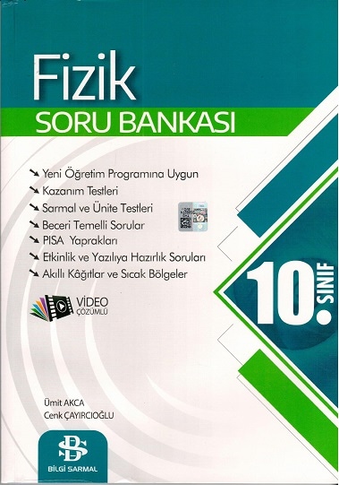 Bilgi Sarmal Yayınları 10.Sınıf Fizik Soru Bankası 2022 *Yeni*