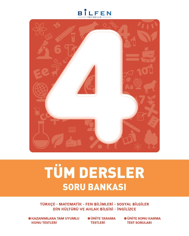 Bilfen Yayıncılık 4.Sınıf Tüm Dersler Soru Bankası 2022 *Yeni*