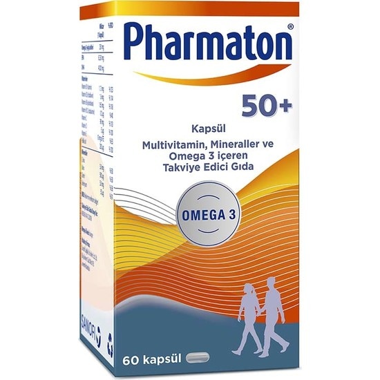 Pharmaton 50 Plus 60 Kapsül SKT:06/2022