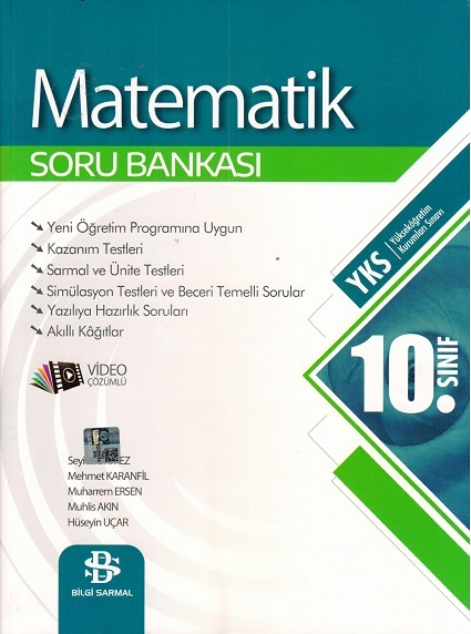 Bilgi Sarmal Yayınları 10.Sınıf Matematik Soru Bankası 2022 *Y...