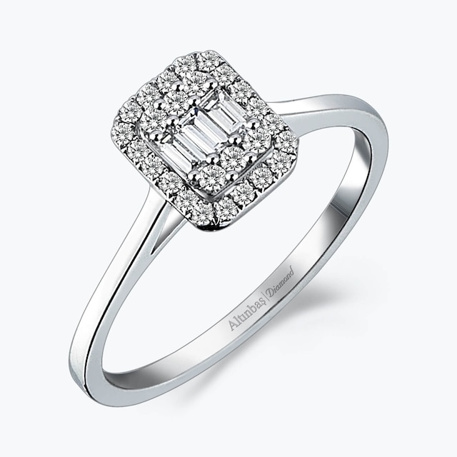 Altınbaş Pırlanta Baget Yüzük