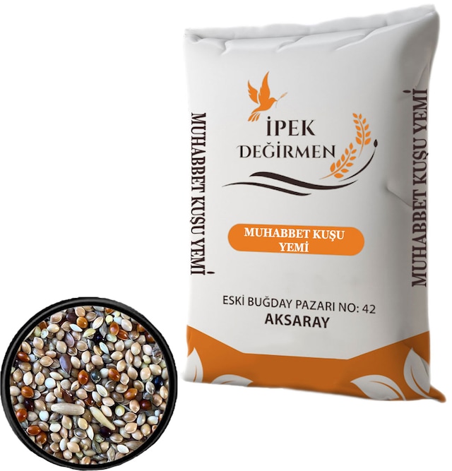 İpek Değirmen Karışık Muhabbet Kuşu Yemi Papağan Yemi 5 KG