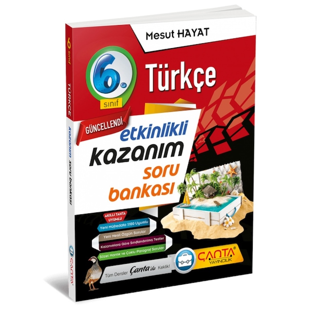 Çanta Yayınları 6.Sınıf Kazanım Türkçe Soru Bankası