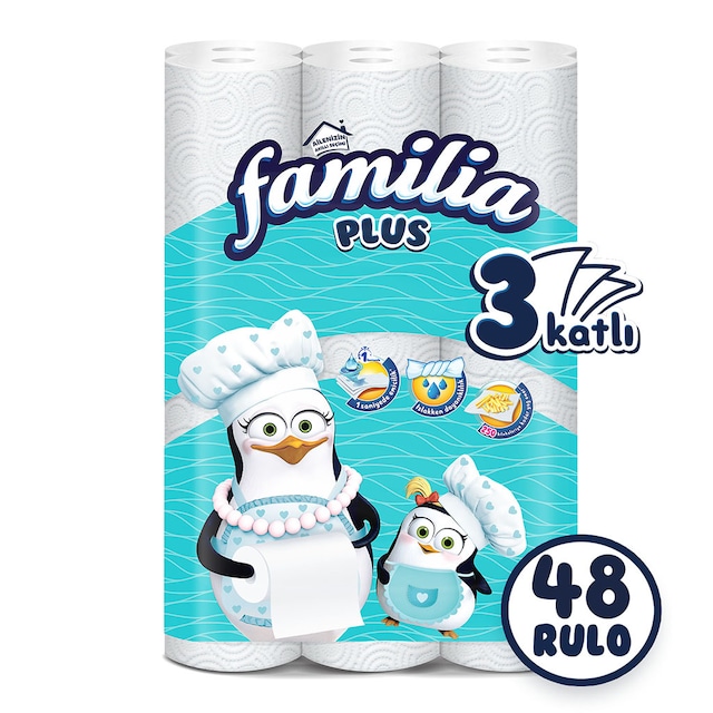 Familia Plus 3 Katlı Kağıt Havlu 48'li