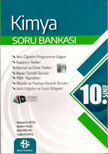 Bilgi Sarmal Yayınları 10.Sınıf Kimya Soru Bankası 2022 *Yeni*
