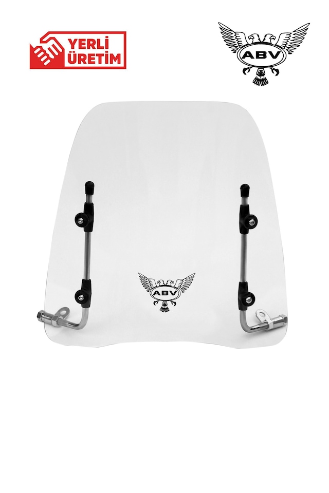 %40 İNDİRİM | Üniversal Motosiklet Siperlik Camı/Ön Cam (41x45...