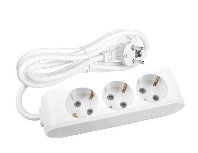 VİKO MULTİ-LET ÜÇLÜ PRİZ TOPRAKLI KABLOLU ÇOCUK KORUMALI 3 MT