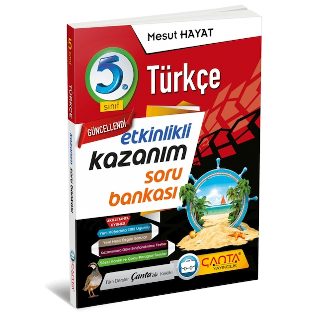 Çanta Yayınları 5.Sınıf Kazanım Türkçe Soru Bankası