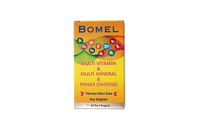 Bomel Multivitamin+Mineral  Panax Ginseng 60 Kapsül S.K.T 09/2022