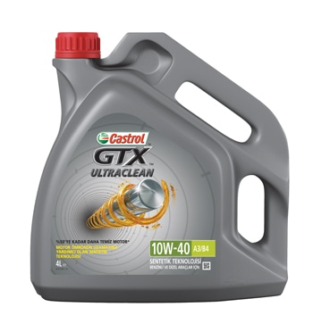 Castrol Gtx 10W40 - A3/B4 - 4 Lt - Benzinli Dizel Motor Yağı (Üre
