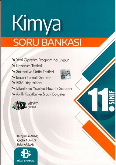 Bilgi Sarmal Yayınları 11.Sınıf Kimya Soru Bankası 2022 *Yeni*