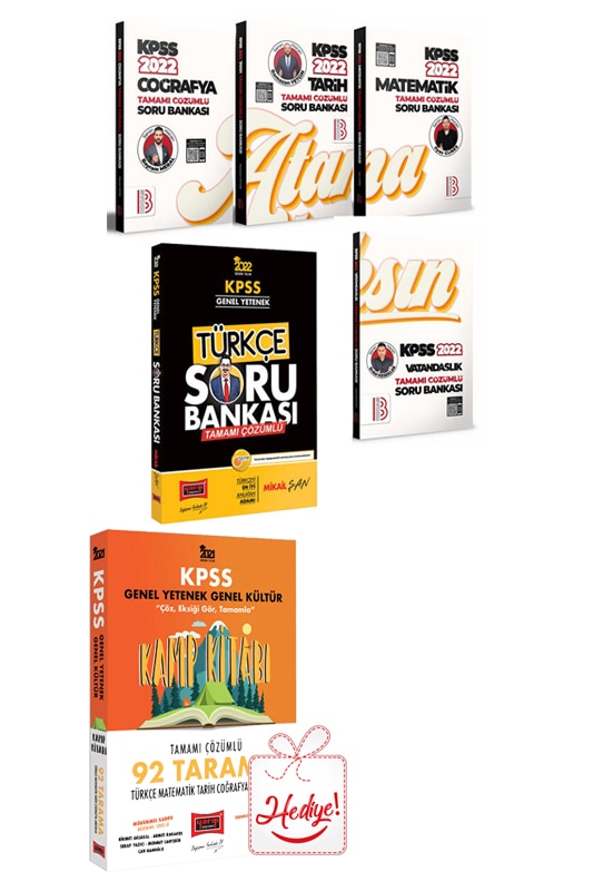 Yargı Yayınları & Benim Hocam Yayınları 2022 KPSS GY GK