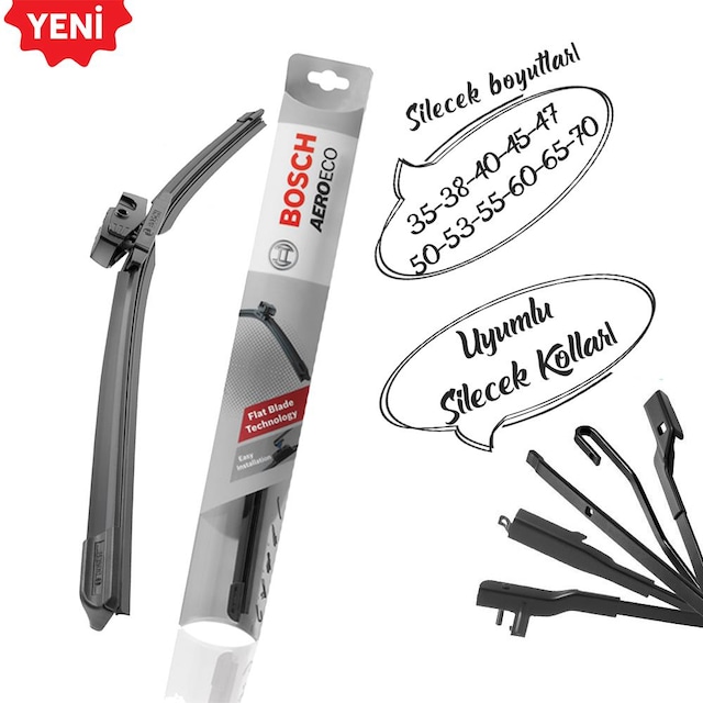 BOSCH AEROECO Aparatlı Muz Silecek ( TÜM BOYUTLAR )