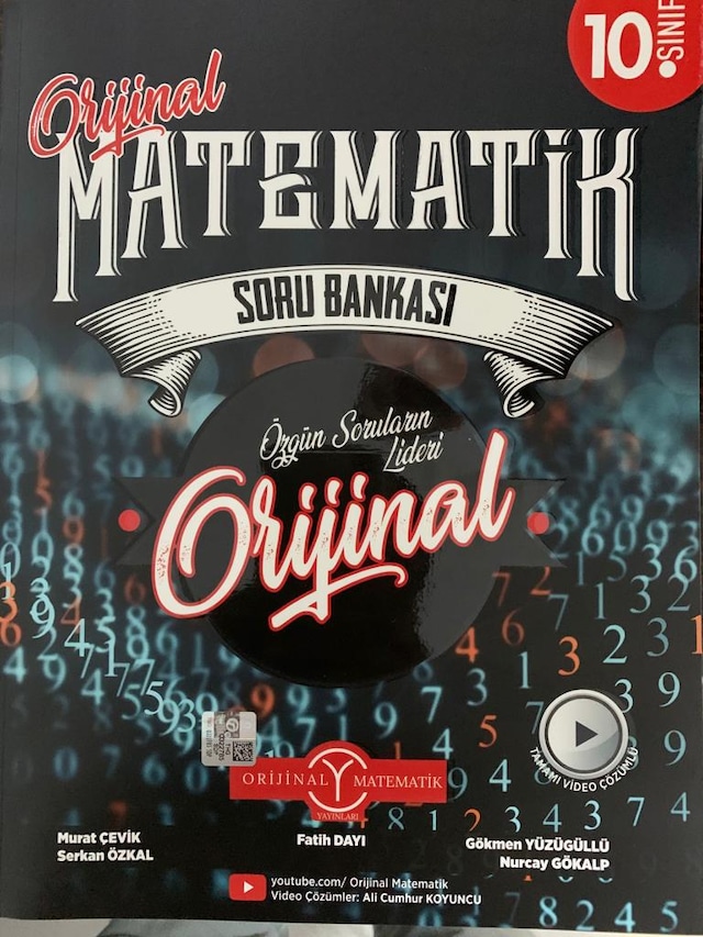 Orijinal Yayınları 10.Sınıf Orijinal Matematik Soru Bankası 2022