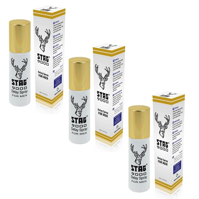 HEDİYELİ 3 ADET STAG ST 9000 GECİKTİRİCİ SPREY
