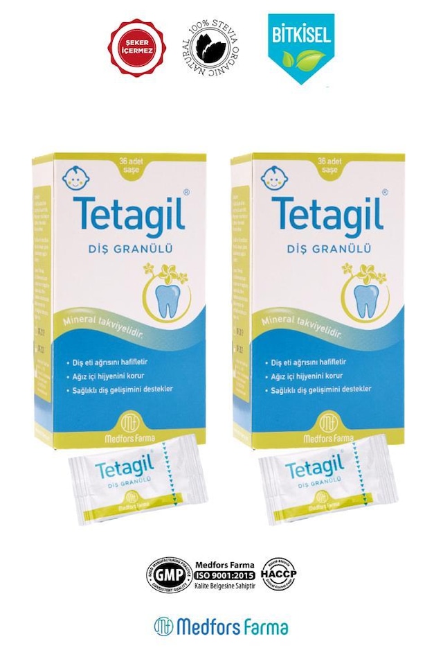 Tetagil Diş Granülü 36 Saşe x2