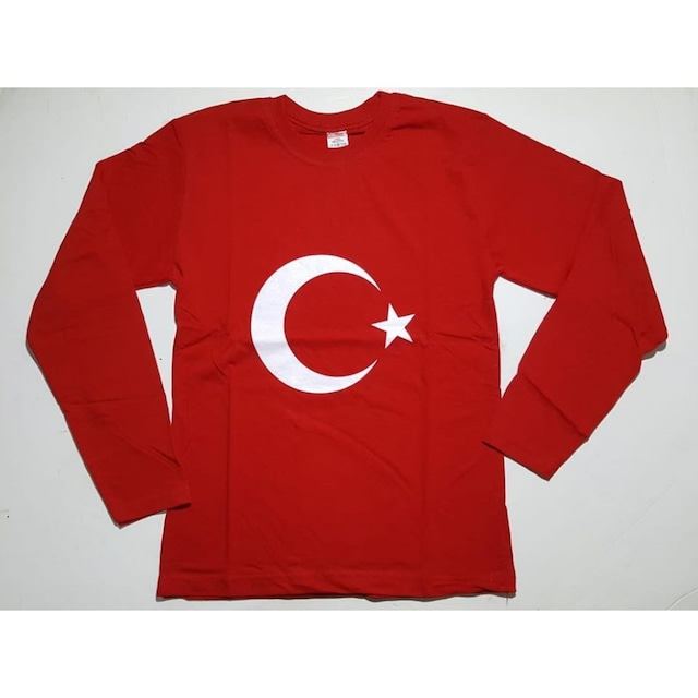 KIZ ERKEK UZUN KOLLU AYYILDIZ BASKILI TİŞÖRT