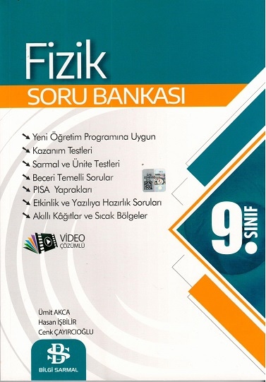 Bilgi Sarmal Yayınları 9.Sınıf Fizik Soru Bankası 2022 *Yeni*