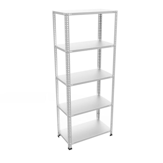 Rafburada 5 Katlı Galvaniz Çelik Raf. Depo, Kiler, Dosya Rafı